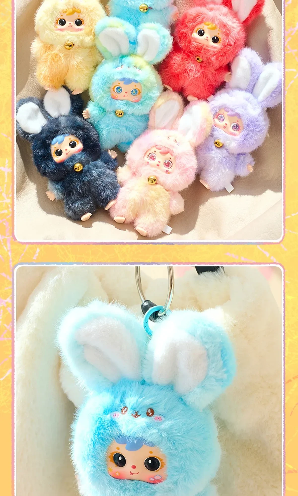 BABYL 魔除けセット 3種類 Samuel Blind Box】マジカルカラフルラビット｜ブラインドボックス