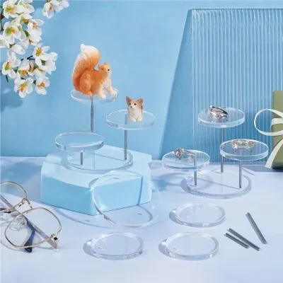 WOWオリジナル 展示スタンド｜ディスプレー・陳列棚・アクリル・スタンド・缶バッジ収納・小物置き・コレクション棚・透明・卓上