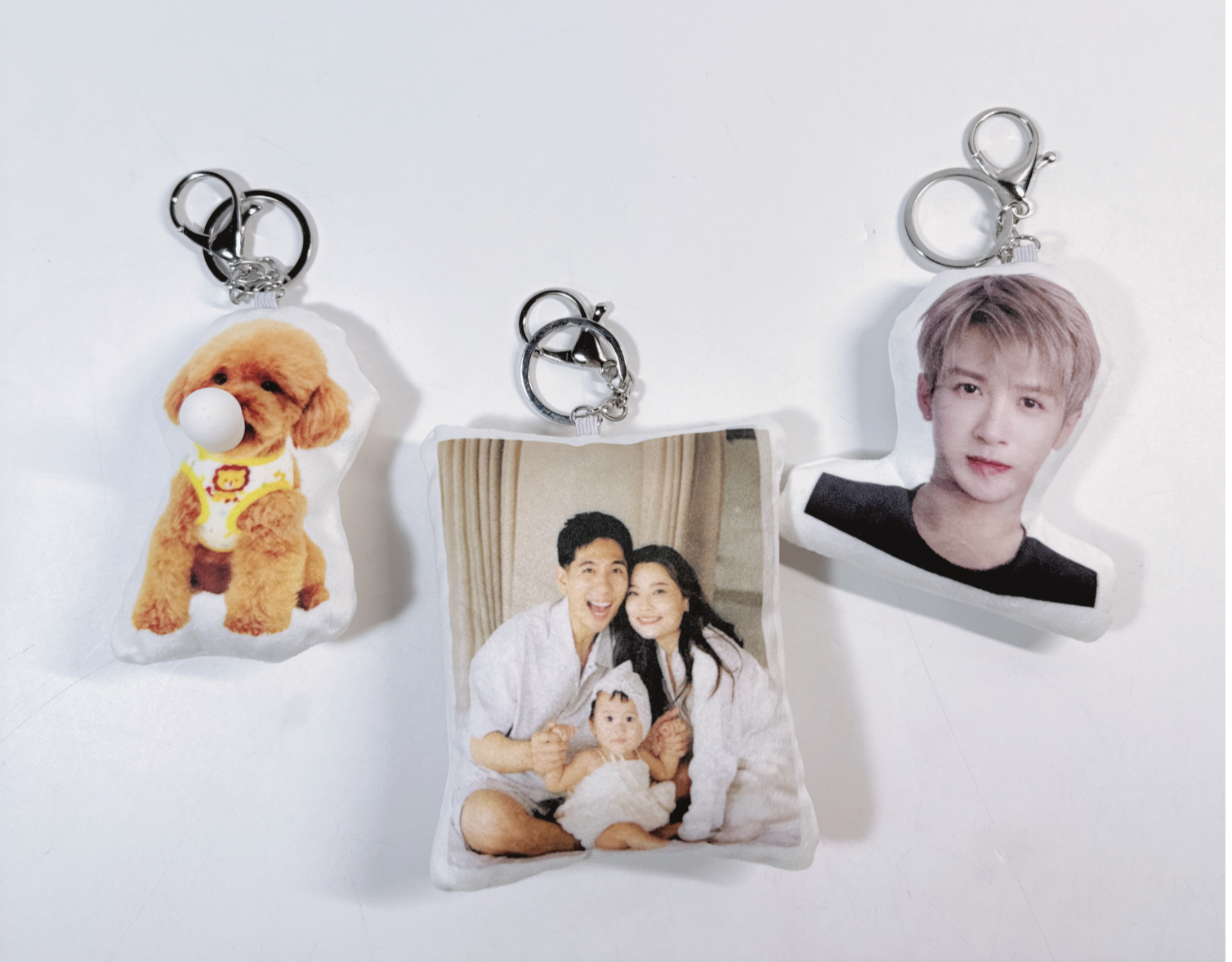 クッションキーホルダー｜クッションキーホルダー・両面印刷・鞄飾り