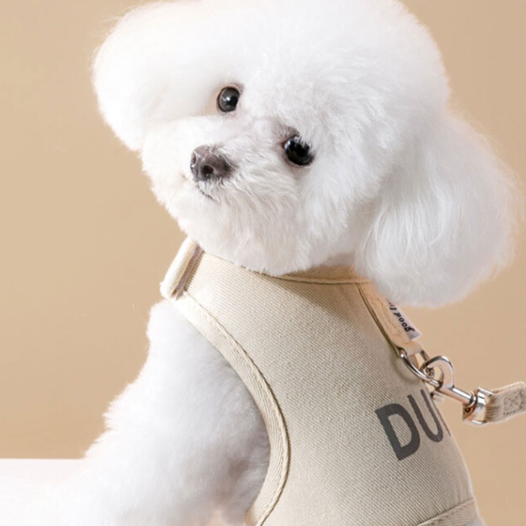 インスター風 小型犬用ハーネス｜ 調整できる 軽量で丈夫 肌に優しい生地|undefined