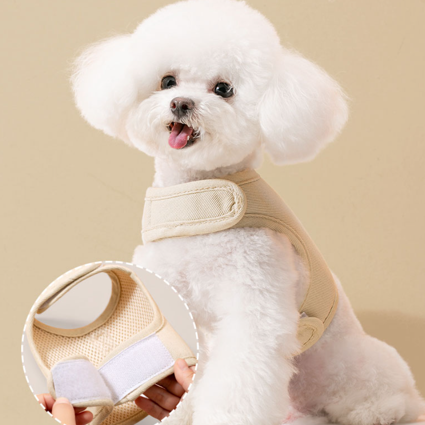 インスター風 小型犬用ハーネス｜ 調整できる 軽量で丈夫 肌に優しい生地|undefined