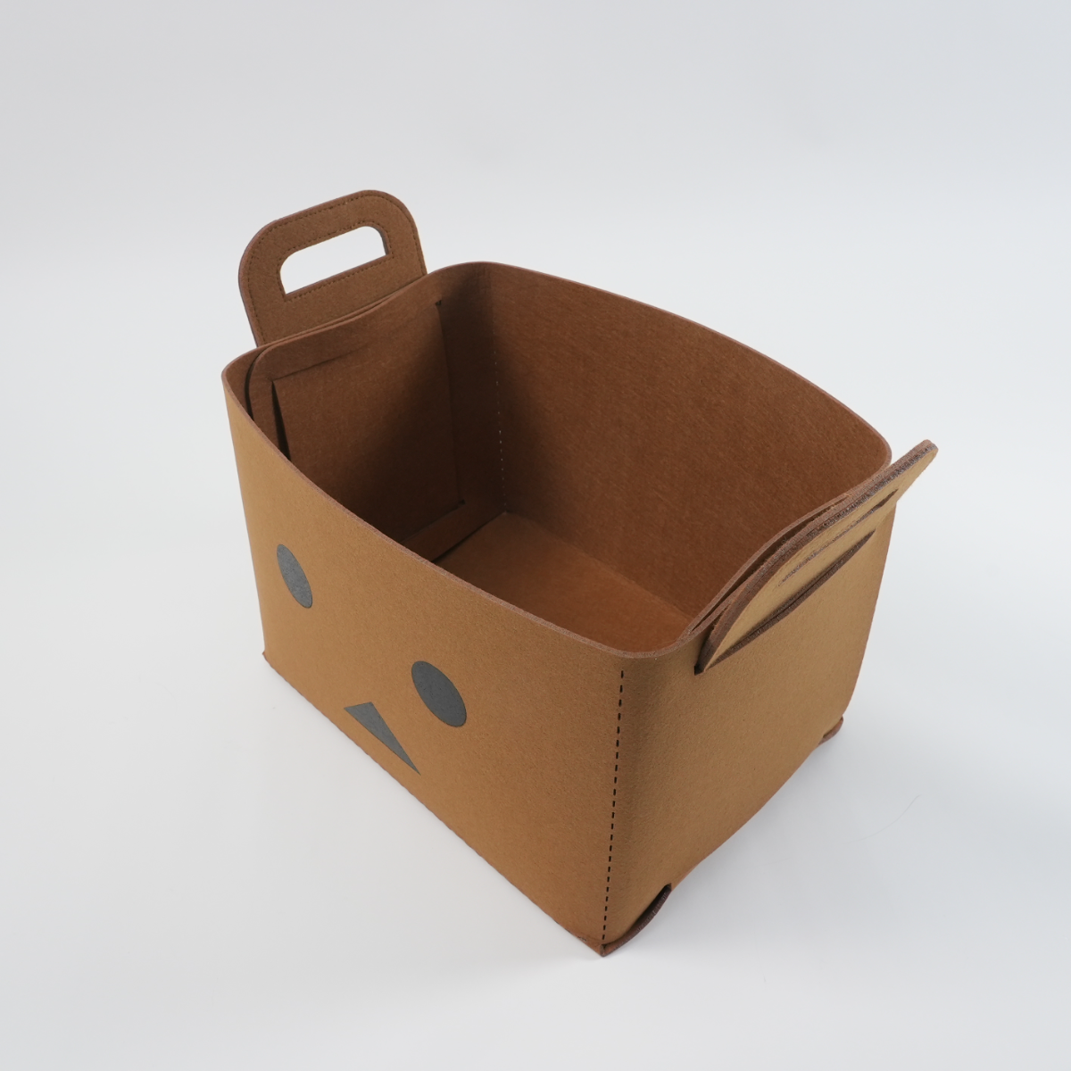 収納ボックス 取っ手付き 小物入れ フェルト生地｜衣服やたまった書類、子供のおもちゃや小物入れとして、どんな用途にも幅広く対応|undefined