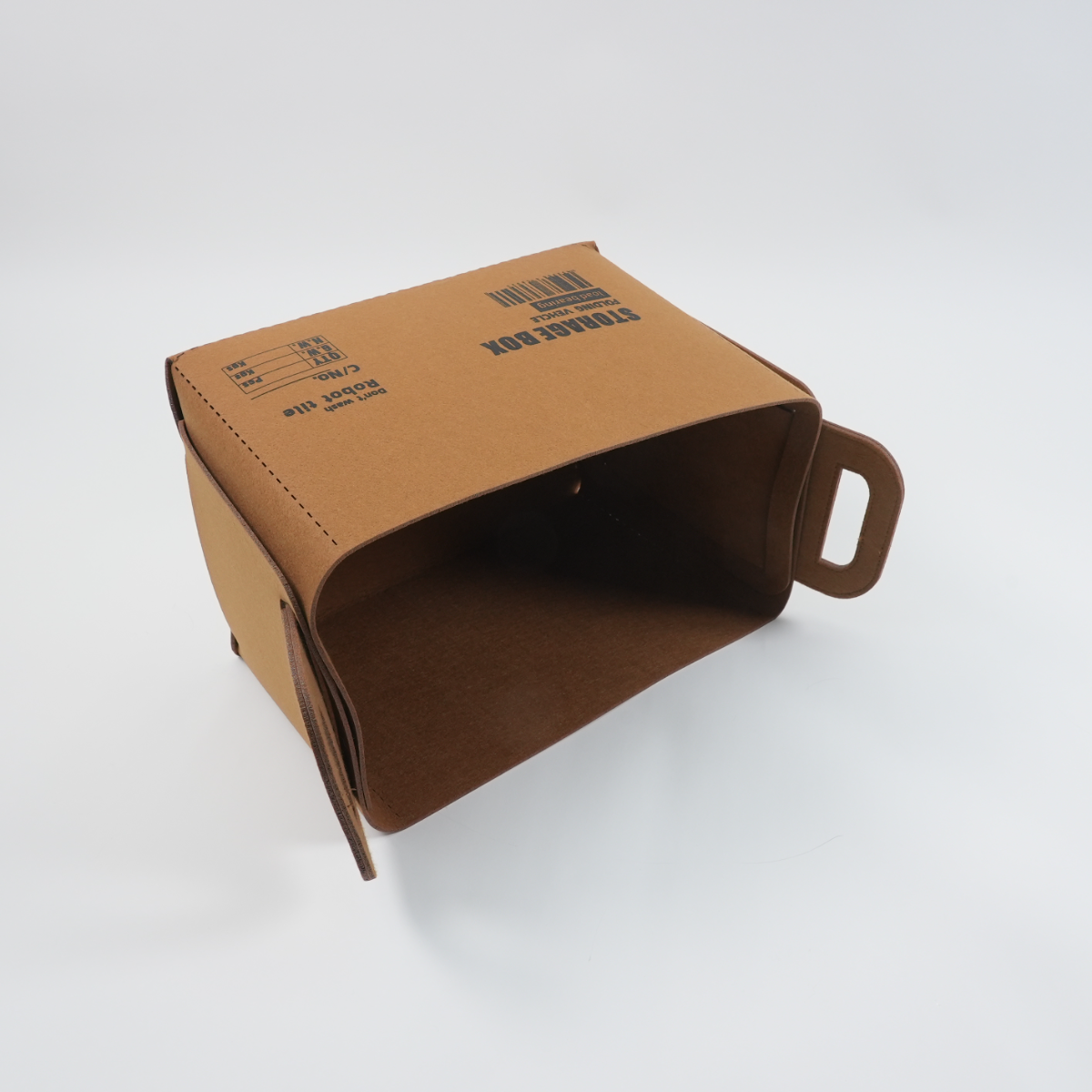 収納ボックス 取っ手付き 小物入れ フェルト生地｜衣服やたまった書類、子供のおもちゃや小物入れとして、どんな用途にも幅広く対応|undefined