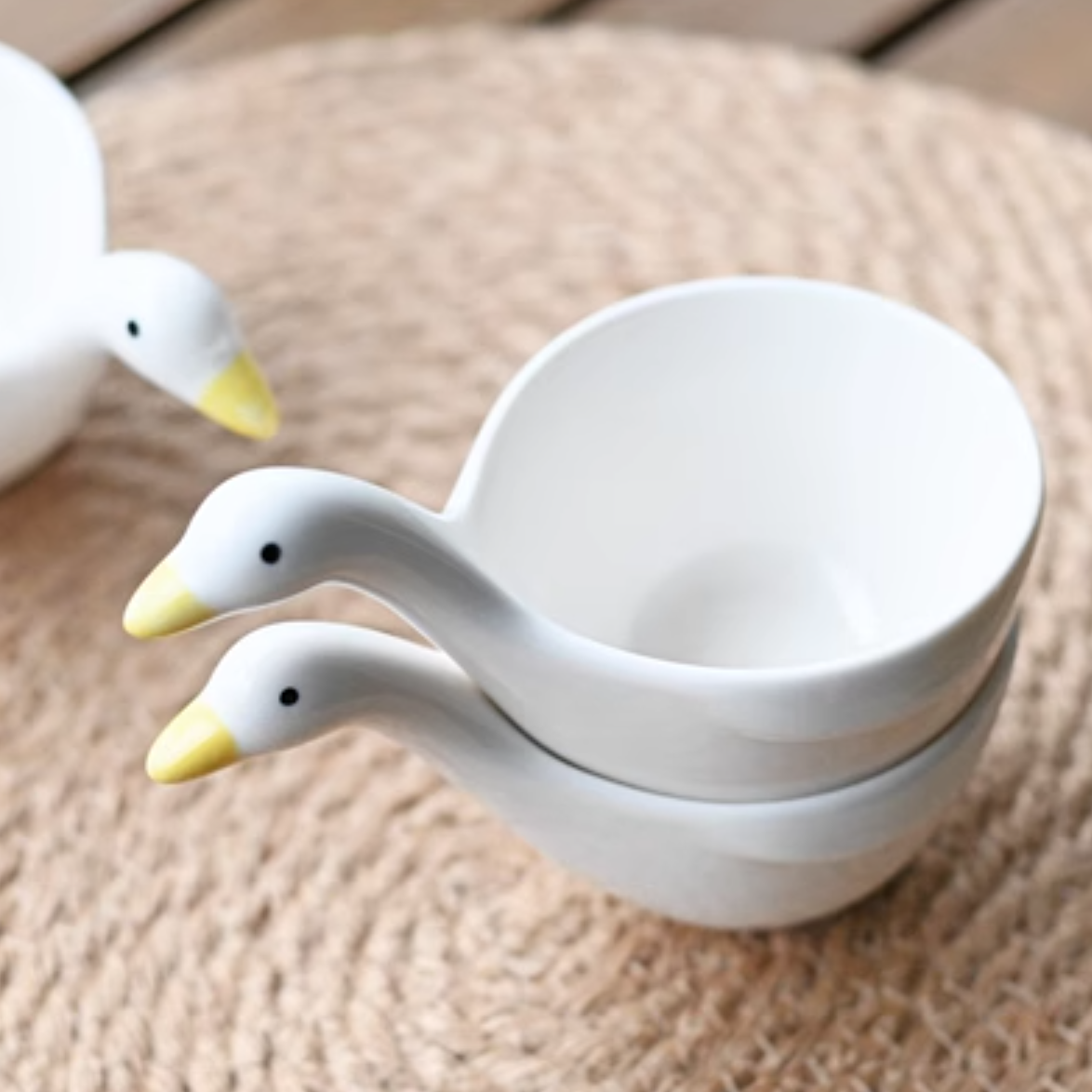 かわいいダックさんのボウル｜重ね収納可能！かわいいし場所を取らない！ヨーグルトボウル　醤油皿|undefined