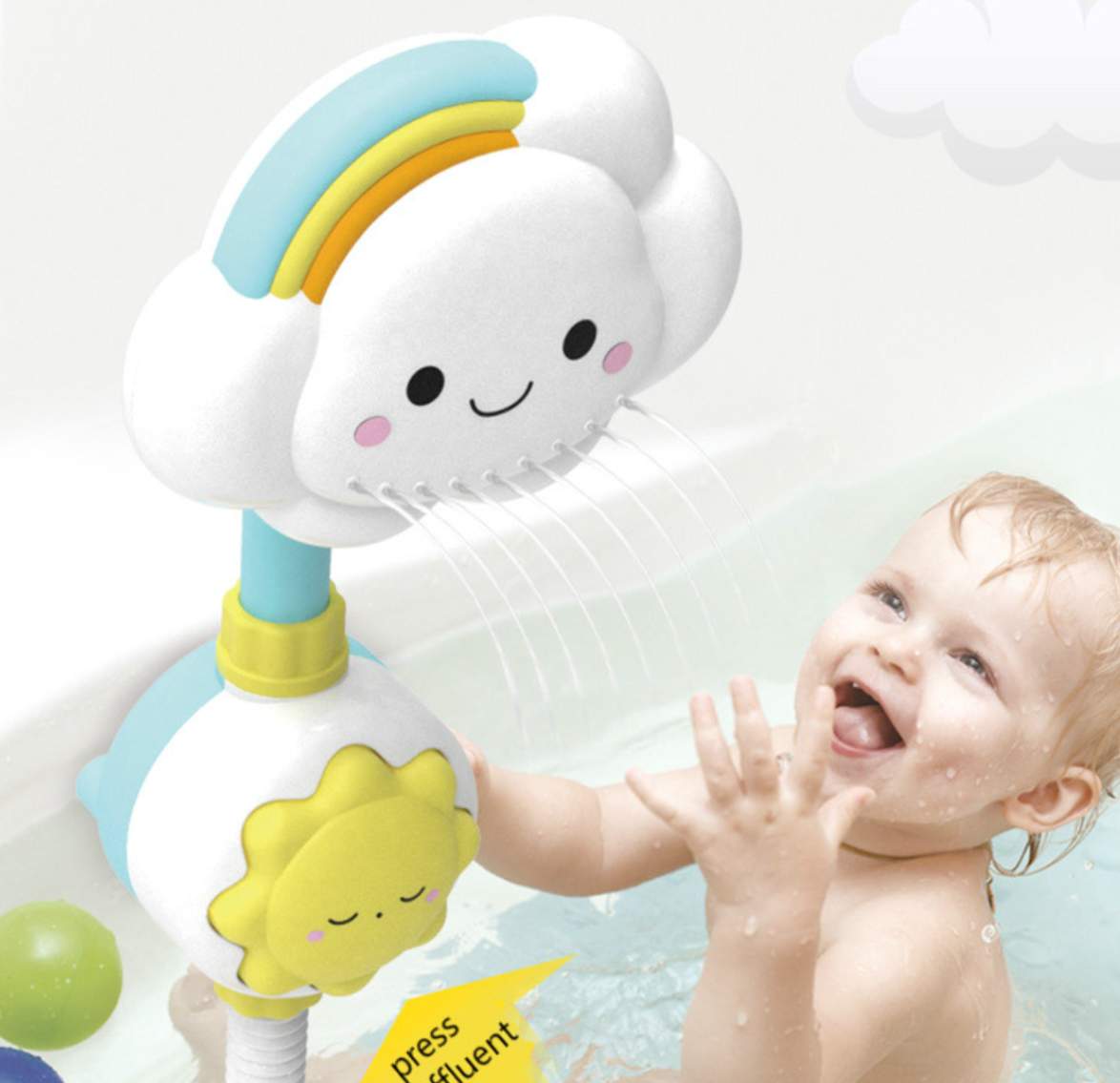 『大人気 お風呂おもちゃ』水遊び玩具｜強力な吸盤付き·噴水おもちゃ·子供の色認識能力の向上に役立