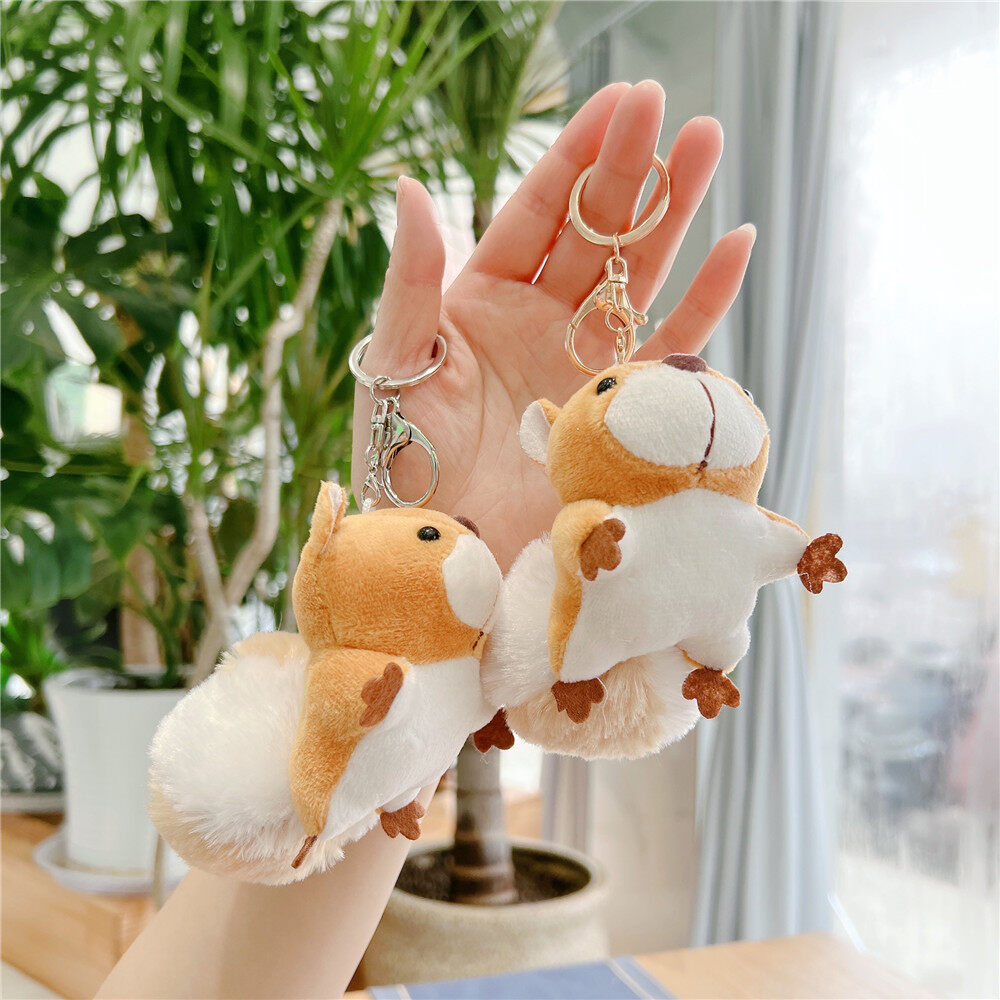 キーホルダー|リス・人形のペンダント・かわいい ・ランドセルのペンダント・金属のキーホルダー・ 携帯しやすい|undefined