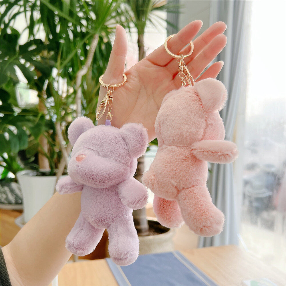 キーホルダー|バッグチャーム・🐻クマ・ぬいぐるみ ・ランドセルのペンダント・ 飾り物 ・プレゼント・キーリング|undefined