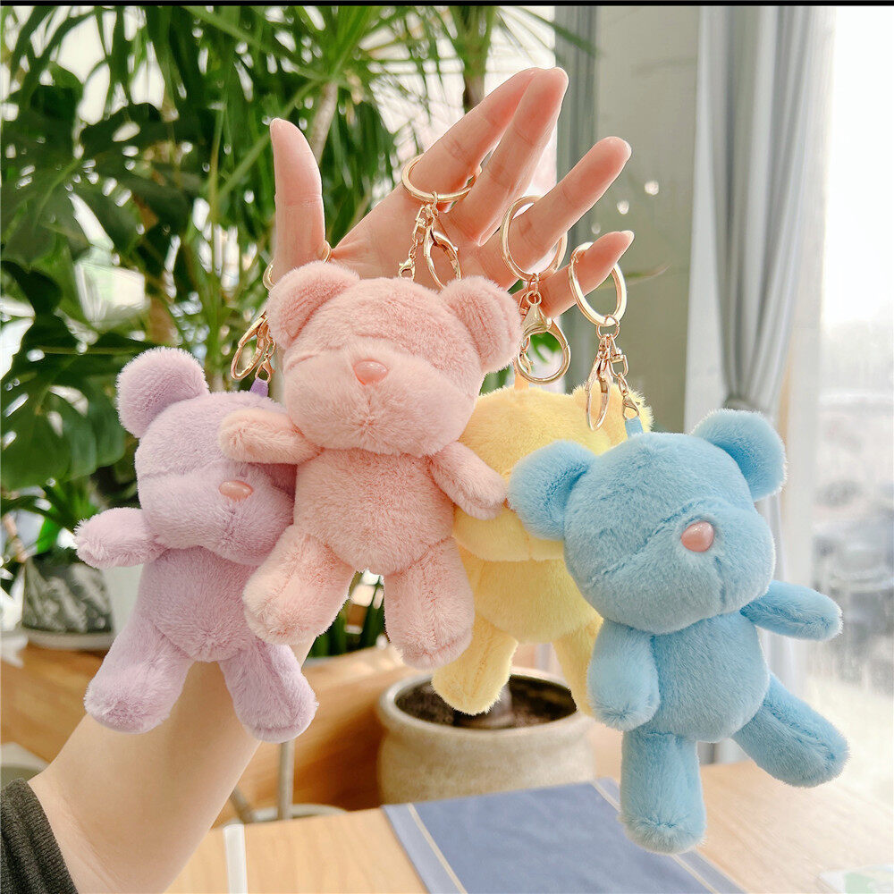 キーホルダー|バッグチャーム・🐻クマ・ぬいぐるみ ・ランドセルのペンダント・ 飾り物 ・プレゼント・キーリング|undefined