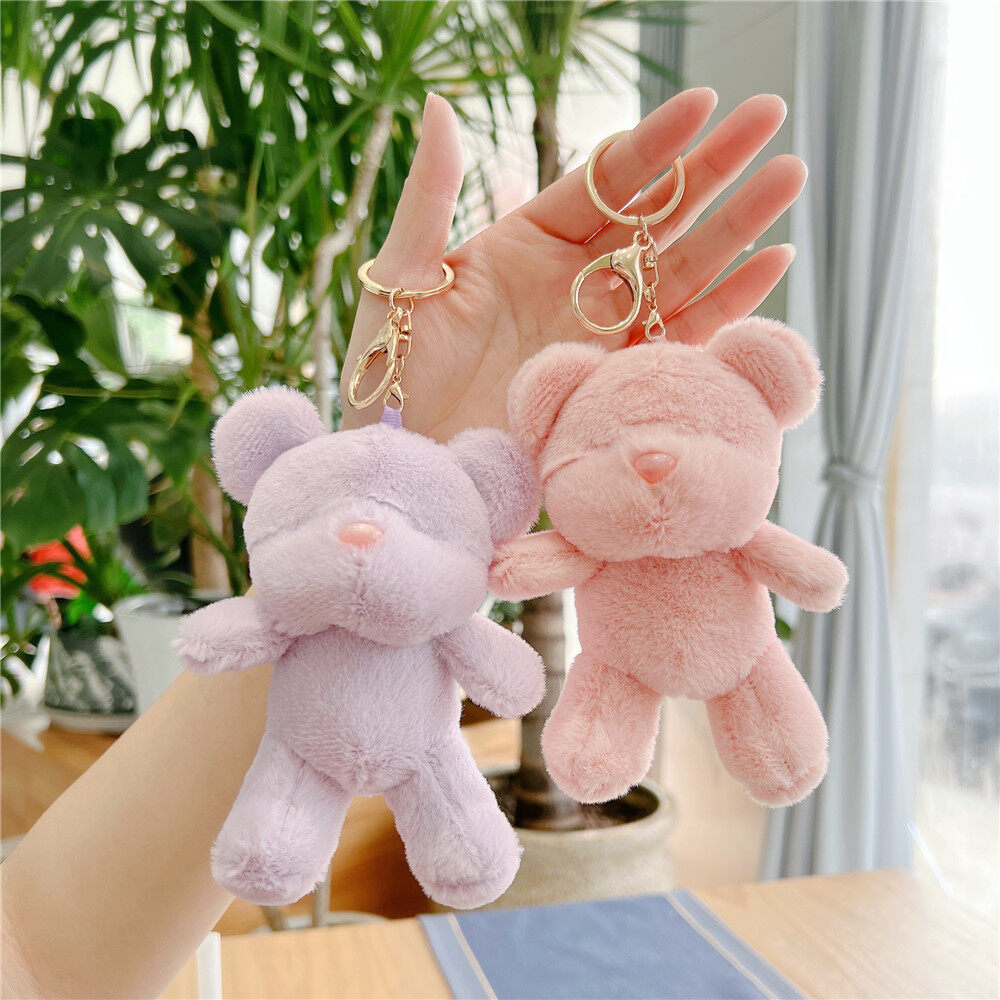 キーホルダー|バッグチャーム・🐻クマ・ぬいぐるみ ・ランドセルのペンダント・ 飾り物 ・プレゼント・キーリング|undefined