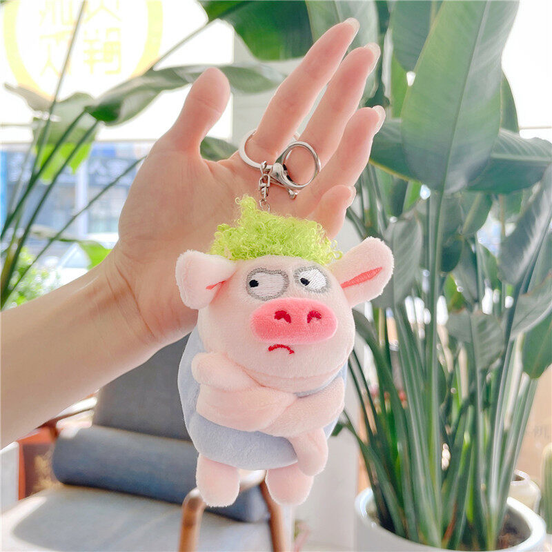 キーホルダー|豚・ぬいぐるみ・キーリング ・ランドセルのペンダント・金属のキーホルダー・ 携帯しやすい|undefined