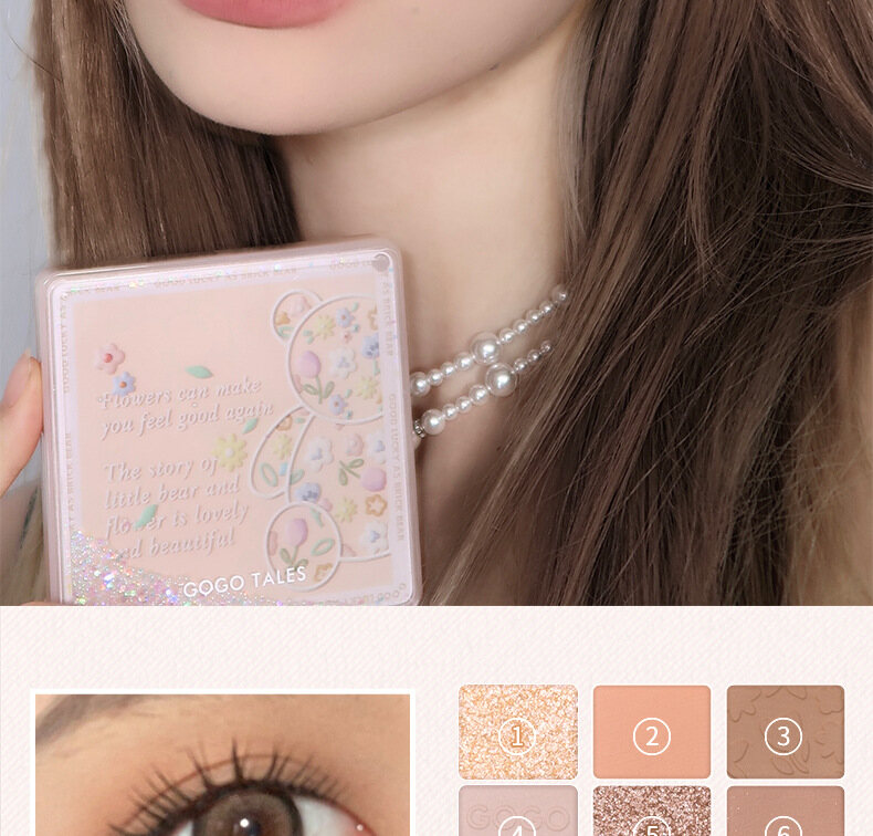 アイシャドウ｜gogotales・9色・漂砂くま・アイカラー・アイシャドウ