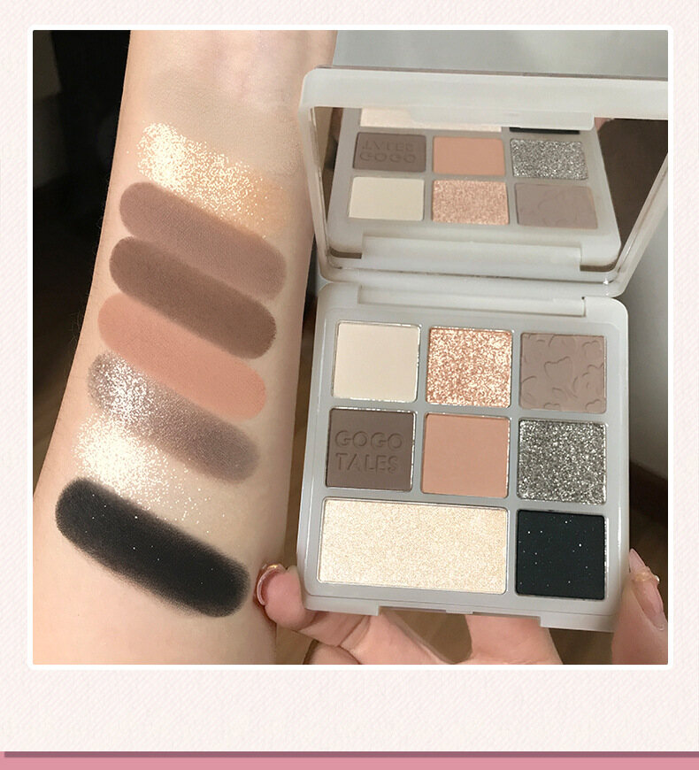 アイシャドウ｜gogotales・9色・漂砂くま・アイカラー・アイシャドウ