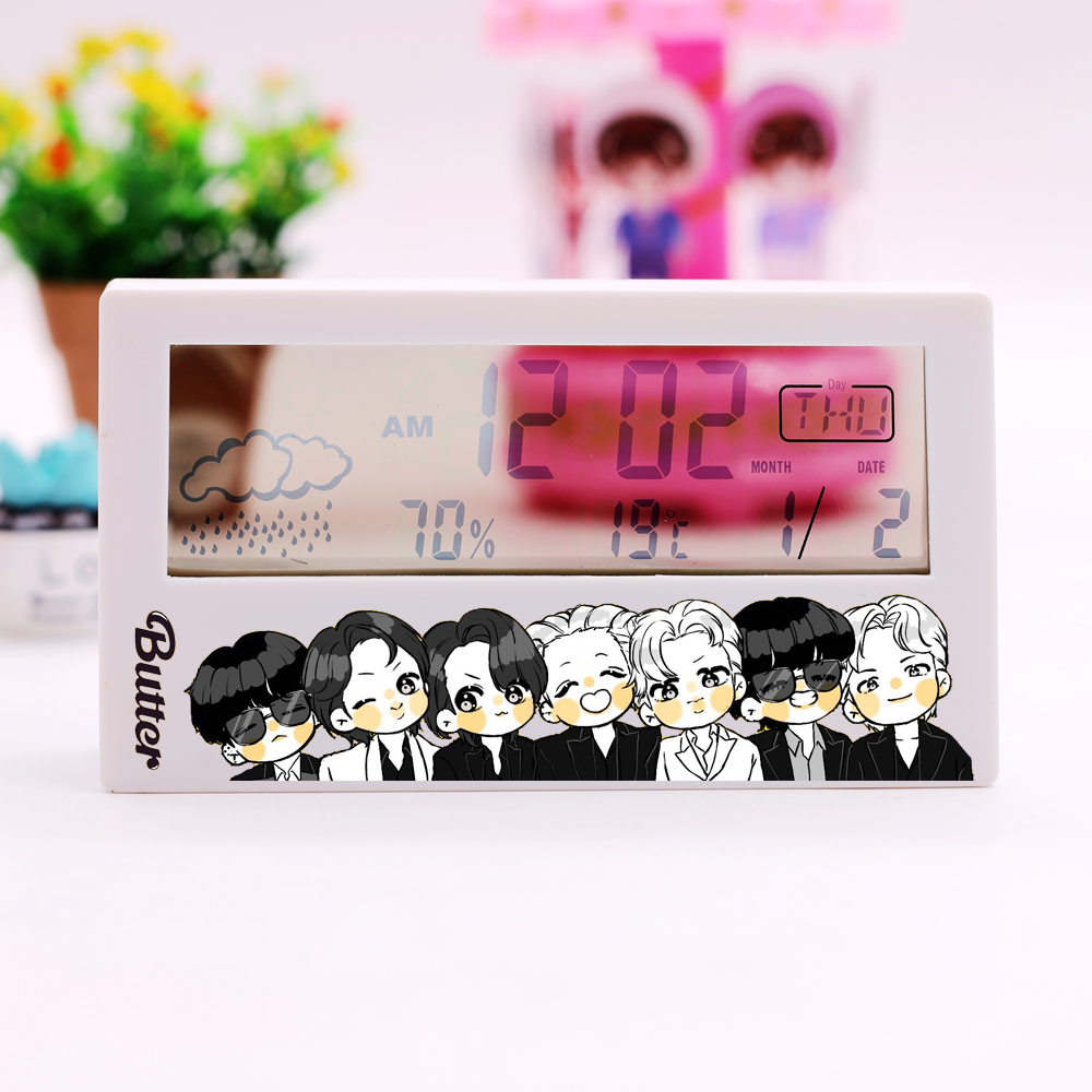 BTS防弾少年団🌸アイドル天気時計 | アクリル・可愛い・日本語