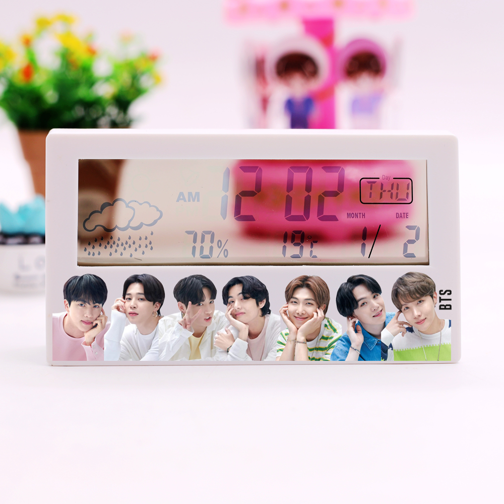 防弾少年団(BTS) - 防弾少年団BTS 展示会アクリル時計 BTS防弾少年団🌸アイドル天気時計 | アクリル・可愛い・日本語