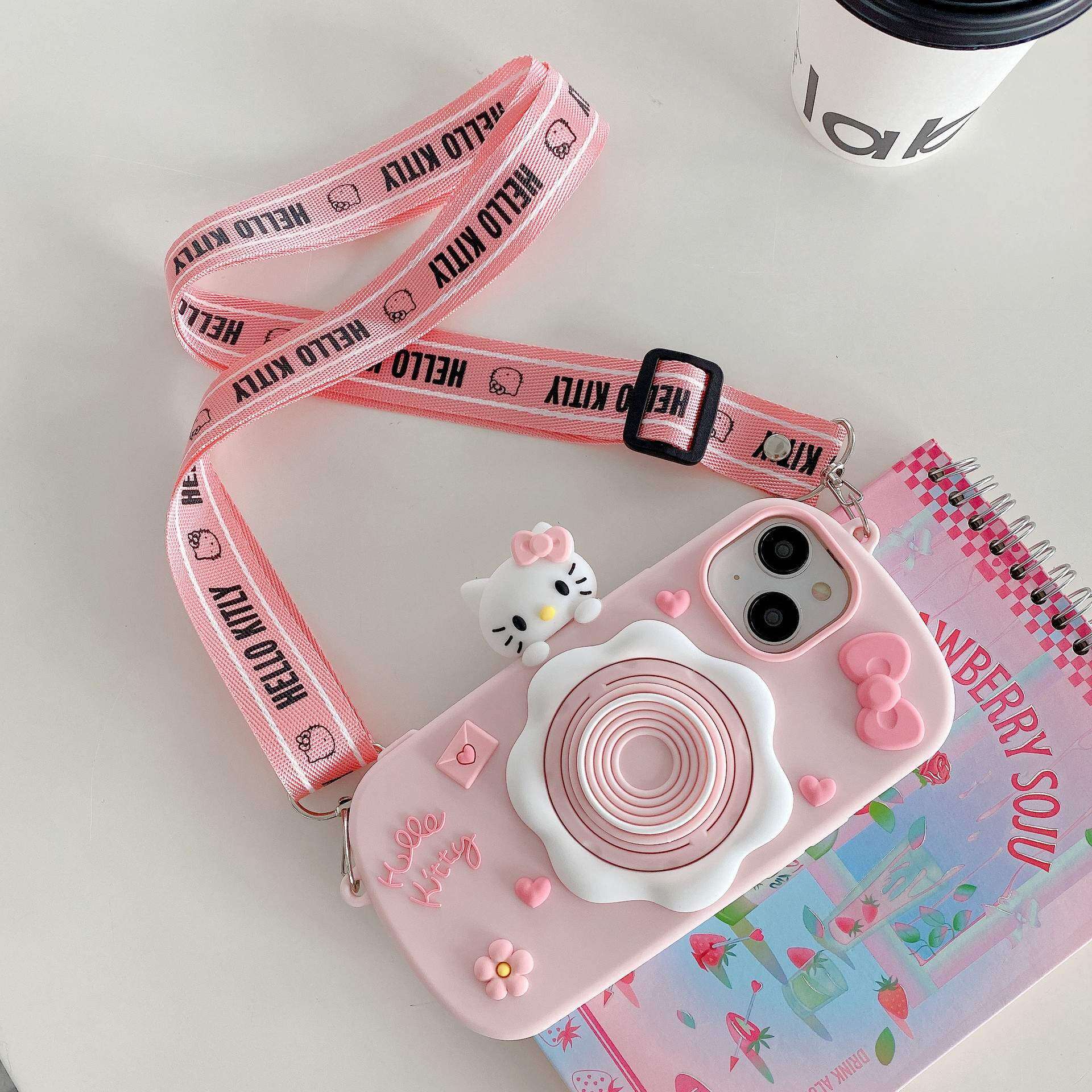 ☆新品未開封 フェイラー キティ スマホショルダー チェリー