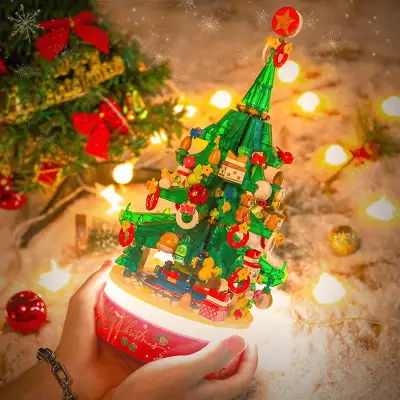 音楽ボックス｜クリスマス・祝日・おもちゃ・音を出す・秋冬・綺麗・雰囲気・光る・プレゼント