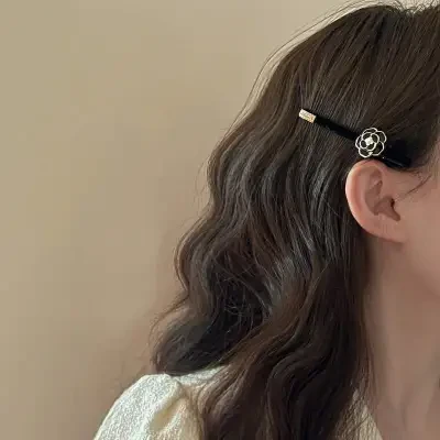 BYSP ヘアクリップ ｜ レトロ・花・おしゃれ・サイドクリップ・気品ある・ヘアアクセサリー・女性用