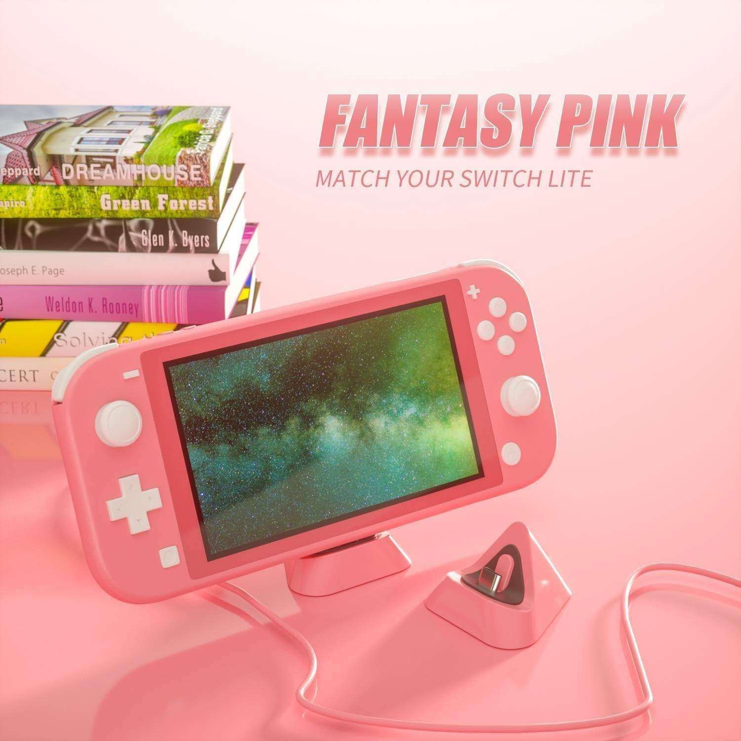 Nintendo Switch Lite ピンク　充電スタンド付き Switch Lite充電スタンド｜Nintendo Switch Lite対応・ドック スイッチ