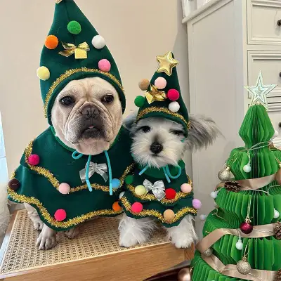 犬用衣服｜クリスマス・デコレーション・ペット用・ペット用スカーフ・よだれかけ・かわいい・痛くない