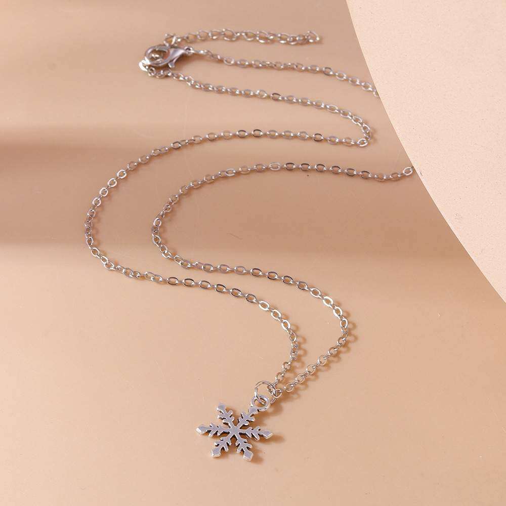 『クリスマス特集』 ネックレス ｜アクセサリー・合金・クリスマス・可愛い・ブーツ・雪の結晶・雪だるま・鎖骨飾り|undefined