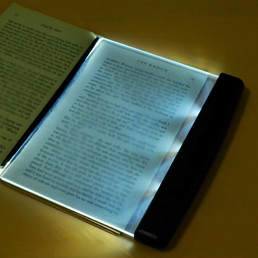 読書灯｜フラットパネルLEDライト・明るさ調節可能・スリムライト・電池式|undefined