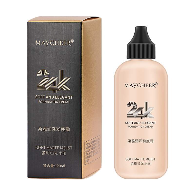 MAYCHEER リキッドファンデーション・女性・油性肌・保湿・落ちにくい・潤い・持続・メイクアップ・24K・コンシーラー|undefined