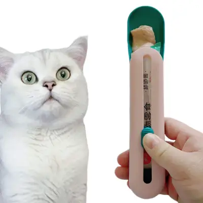 猫ストリップスクイーズスプーン｜ちゅーるスプーン・猫用スプーン・猫用フードスプーン・ペット用品・猫用品