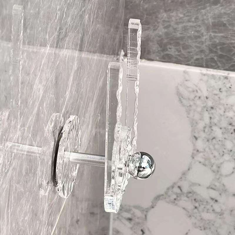 スリッパラック｜穴あけ不要・トイレ用・アクリル製・壁掛け・水切り・収納ラック・スリッパ掛け|undefined