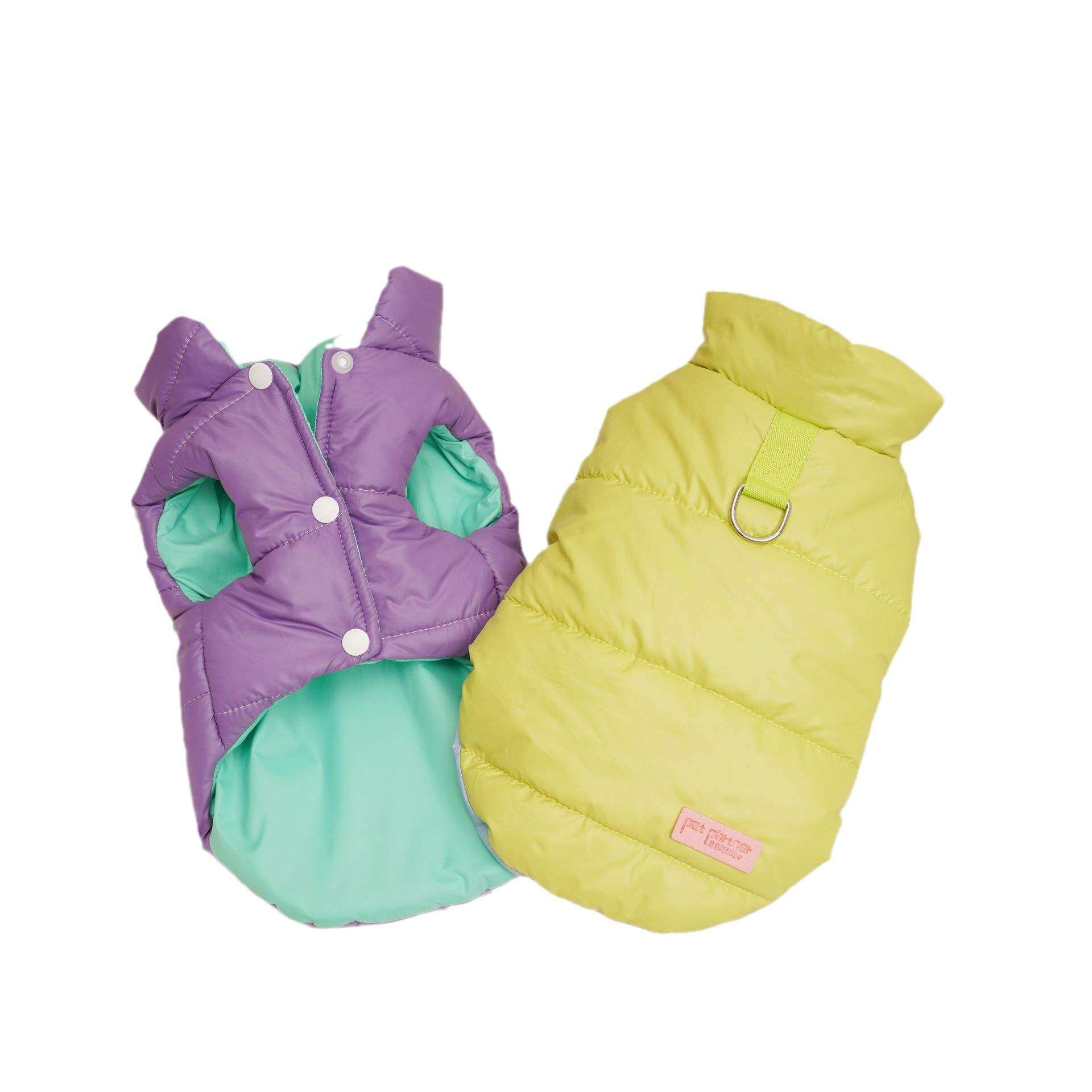 ボタン留めタイプジャケットのペット服｜厚みのある生地であたたかい・秋冬・小型/中型犬用・テディベア|undefined