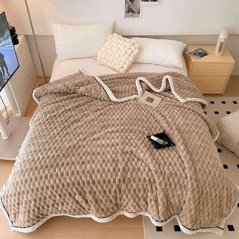 ブラウン 毛布｜厚手・冬用・ブランケット・柔らかく肌触り・ 洗える・四季適用・120*200cm/150*200cm/180*200cm/200*230cm|undefined