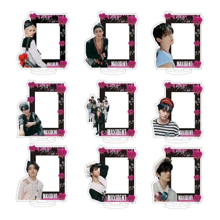 StrayKids カードフレーム｜アイドル・3インチカード収納・デスクトップ装飾品・スターグッズ|undefined