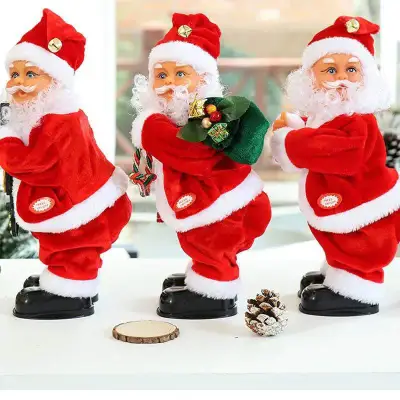 「クリスマス特集」ダンシングサンタ｜サンタクロース・音楽付き・クリスマス・子供の贈り物・おもちゃ・踊るサンタクロース