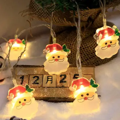 クリスマスライト｜LED・サンタクロース・雪だるま・USB式・装飾・カラーライト