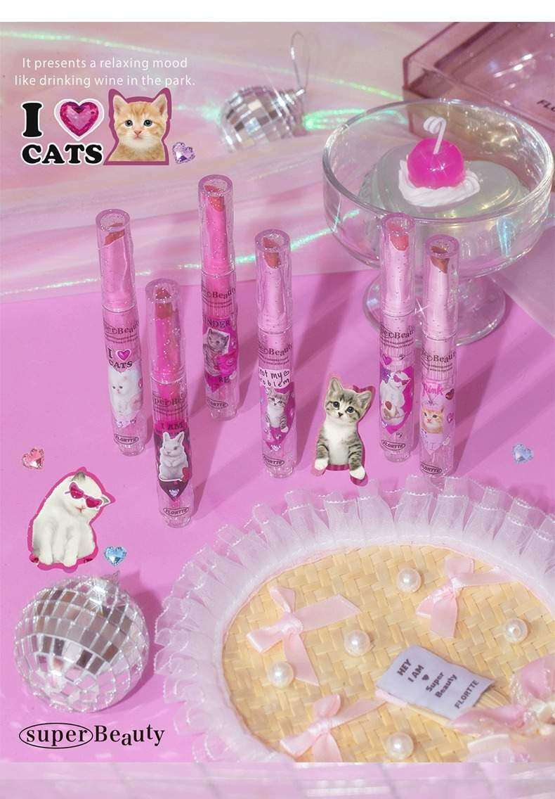 FLORTTE リップスティック｜猫・リップ・口紅・繊細な輝き・ソリッド