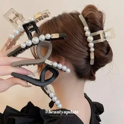 ヘアクリップ｜魅力的・個性的・ファッション・シンプル・アクリル・クリップ・ヘアアクセサリー