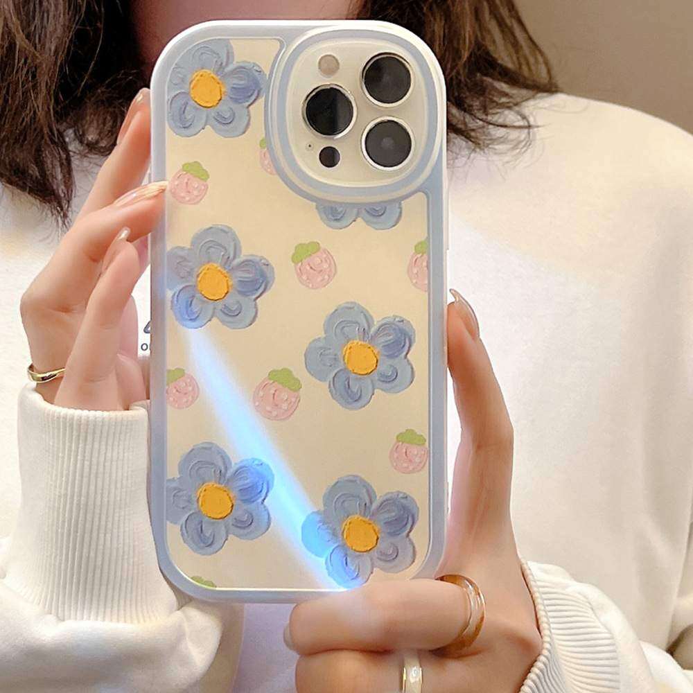 「iPhone多機種対応」 イチゴの花 ｜iPhone対応・iPhone11ケース・女性用・かわいい|undefined