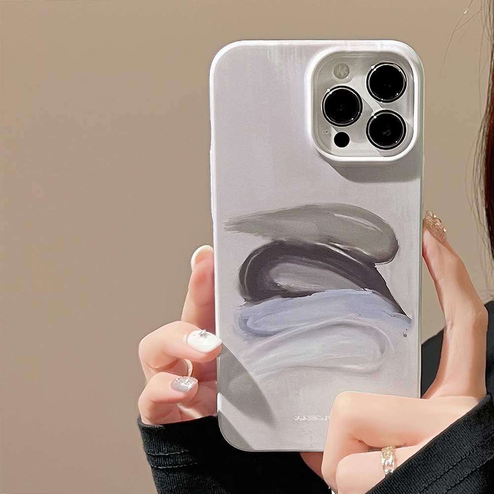 「iPhone多機種対応」  油絵の顔料・iPhoneケース｜ハードタイプ・レトロ・iPhone15/14/13/12/11/X/SE|undefined