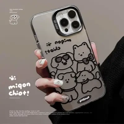「iPhone多機種対応」犬の写真・スマホケース｜耐衝撃・レーザー・iPhone15/14/13/12/11/