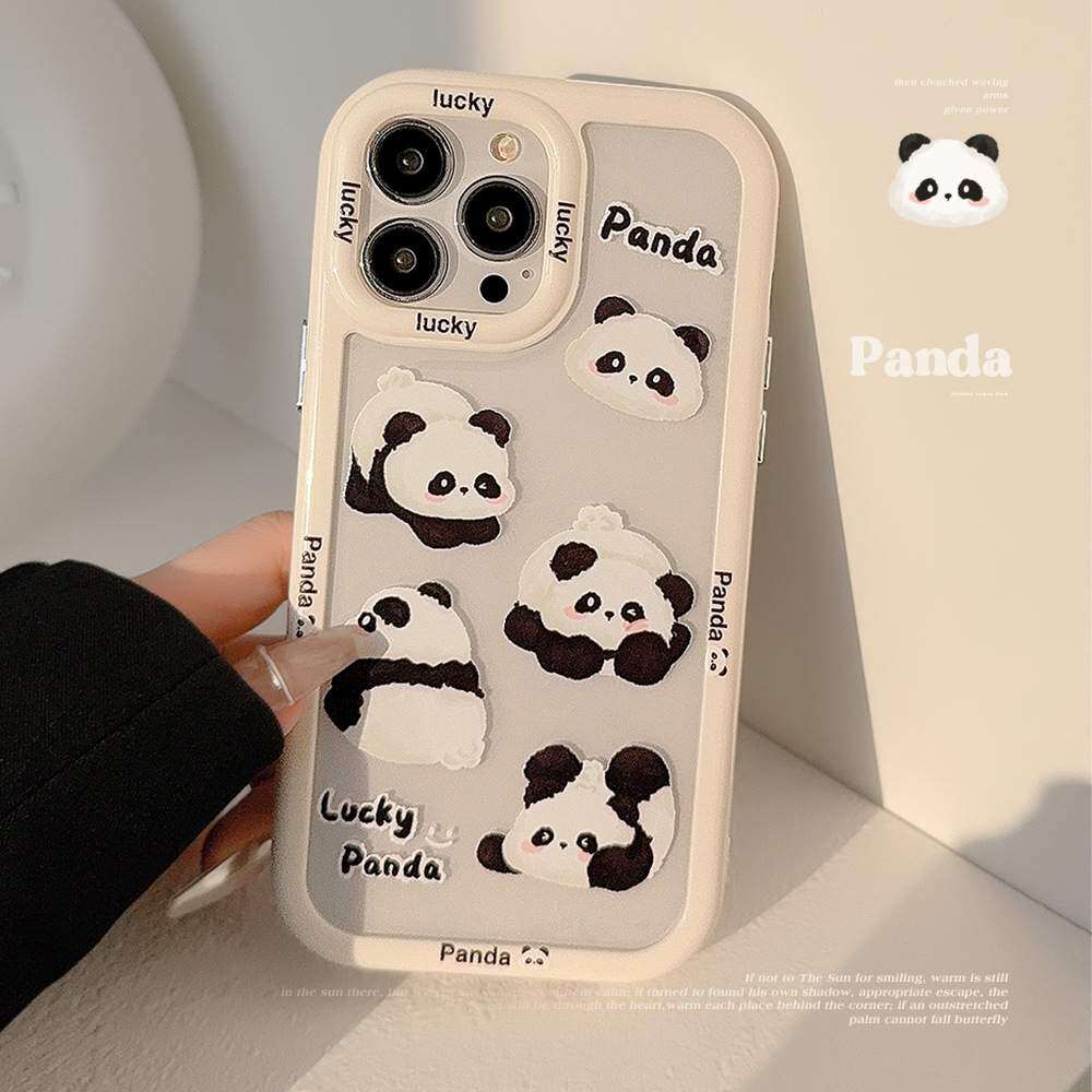 「iPhone多機種対応」 ｜ 可愛なパンダ柄・iPhone14対応・落下防止・iPhone15ケース・13ProMax・オリジナル・11アクリル・12|undefined