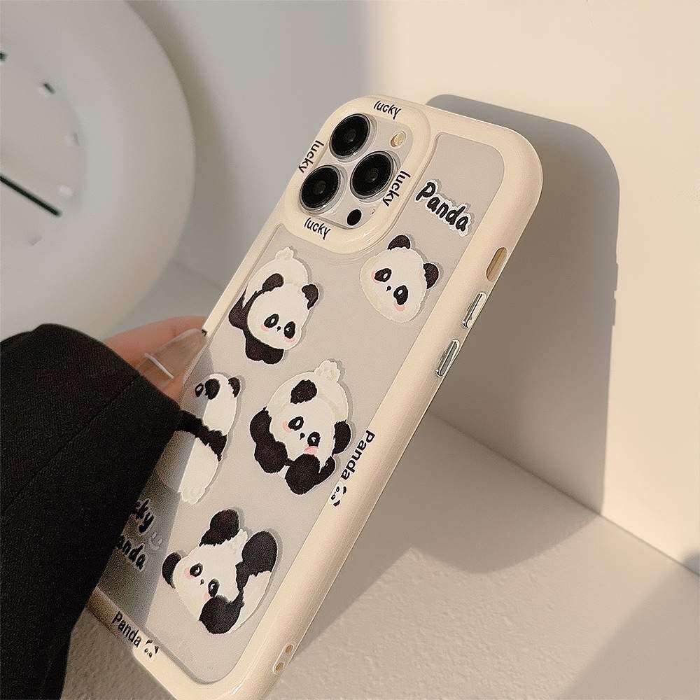 「iPhone多機種対応」 ｜ 可愛なパンダ柄・iPhone14対応・落下防止・iPhone15ケース・13ProMax・オリジナル・11アクリル・12|undefined