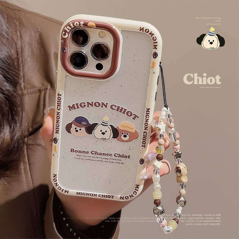 「iPhone多機種対応」 かわいい・ワンちゃん・iPhoneケース｜ハードタイプ・アクリル製・チェーン付き・iPhone15/14/13/12/11|undefined