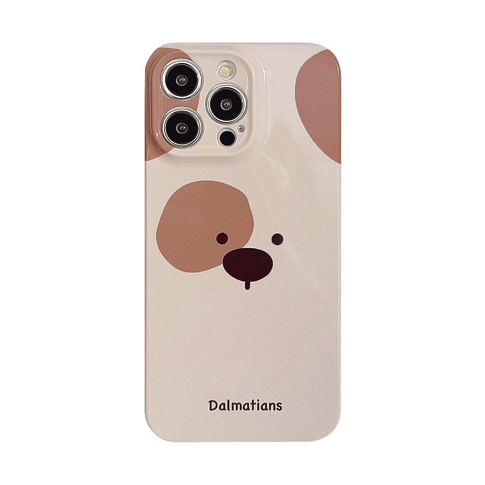 「iPhone多機種対応」おもしろい犬ちゃん スマートフォンケース  |　プラスチック・カワイイ・茶色|undefined