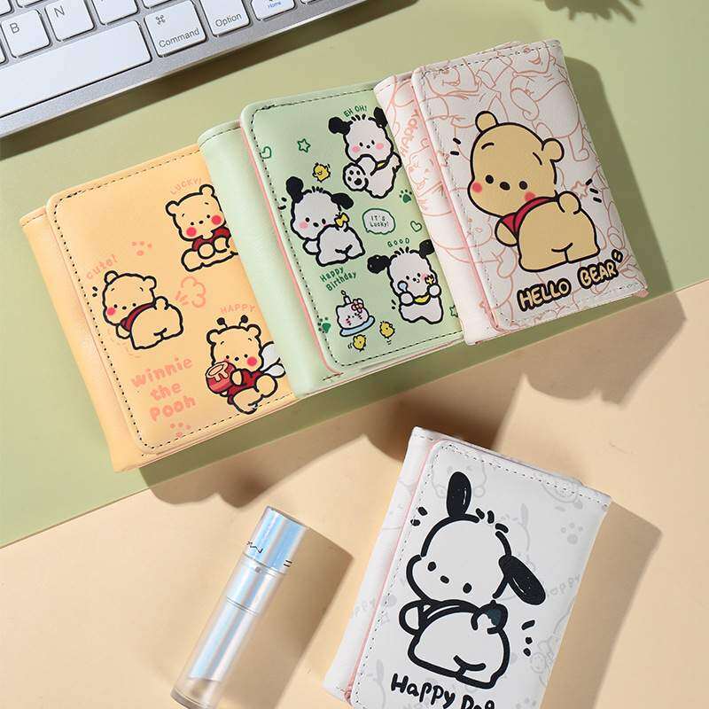 カードケース｜財布・大容量・かわいいキャラクター・折りたたみ式・写真入れる可|undefined