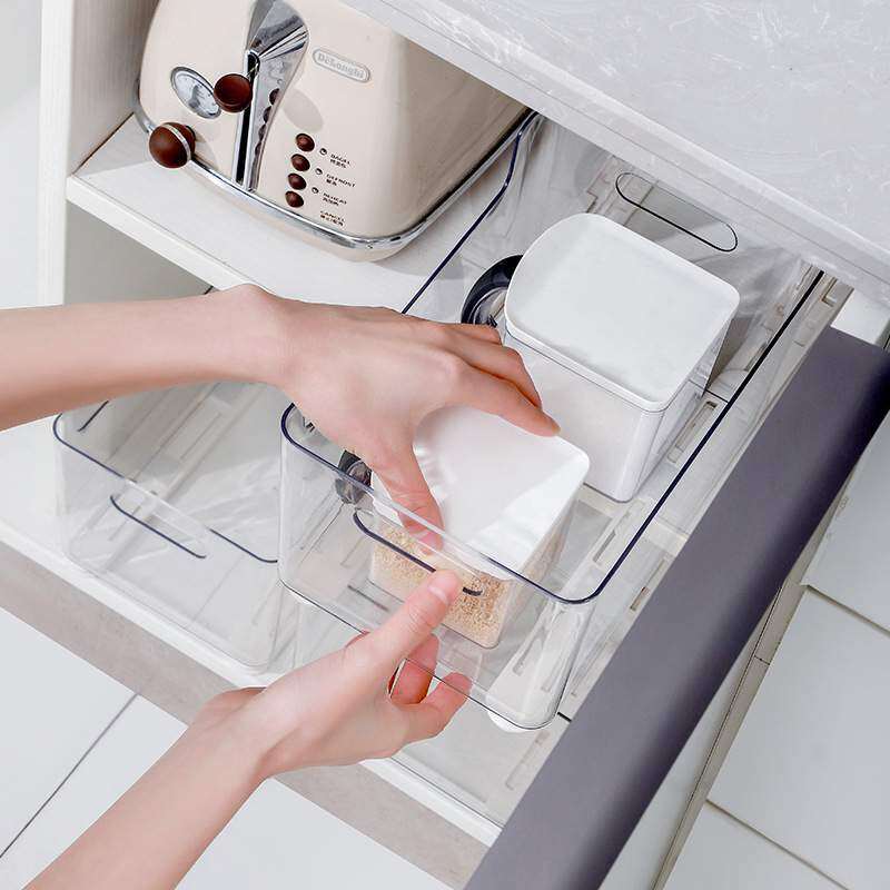 収納ボックス用スライドレール｜キッチン・クロゼット・粘着式で