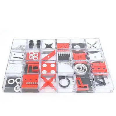 ミニキューブの3D立体パズル24個セット｜バランストレーニング玩具・手と目の協調性を鍛えるおもちゃ