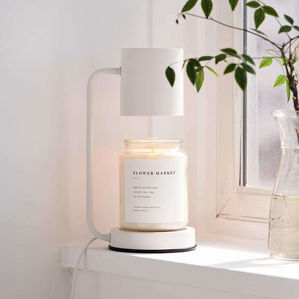 鉄製小型アロマキャンドルウォーマー｜北欧風インテリア雑貨・間接照明