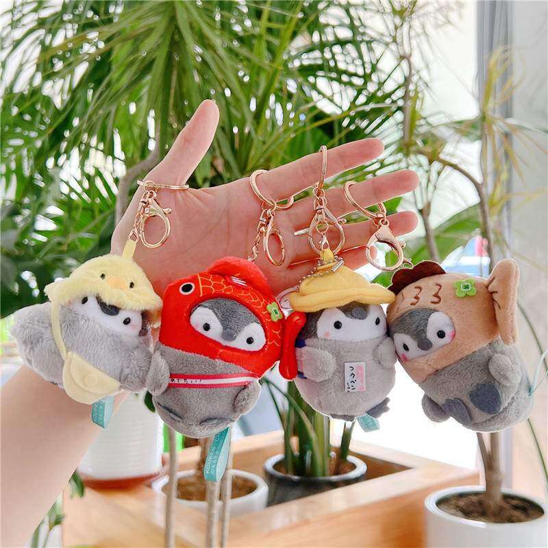 かわいいペンギンぬいぐるみキーホルダー｜チャーム・小さな飾り