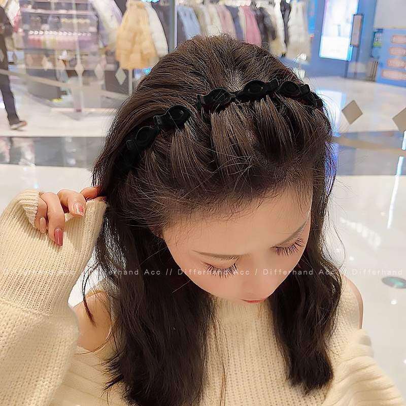 『4点セット』サイドクリップ｜前髪クリップ・編み込み・ヘアアクセ・切れ毛対策・ヘアピン|undefined