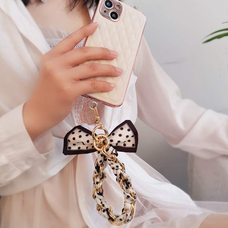 スマホストラップ｜手提げ・上品・可愛い・金属・キラキラ・絹・ビーズ|undefined