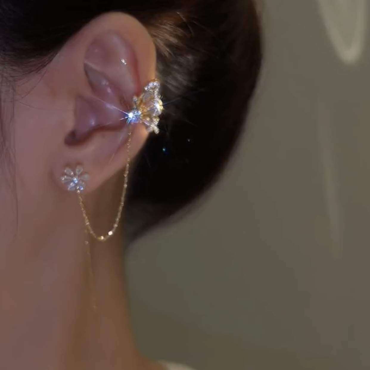 ピアス｜イヤーライン・イヤークリップ・タッセル・気品あるイヤーペンダント・揺れる|undefined